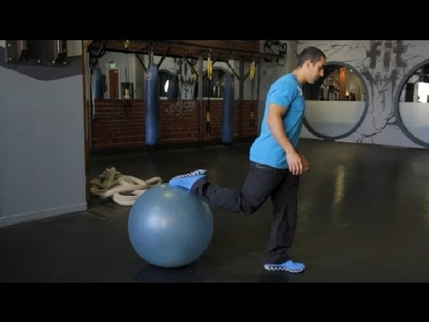 Exercise Ball Exercises to Trim Legs : Muscle Toning & Strengthening