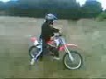 Me and my m8 on my cr 80 blasting down a field haha