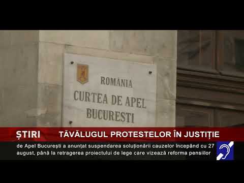 Tăvălugul protestelor în Justiție