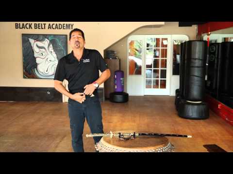 how to attach a sword sheath to a belt