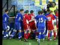 Fight in football game Latvia : Uzbekistan
