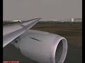Air Europe Boeing 767-300ER landing on Barajas Air Europe Boeing 767-300ER landing on Barajas