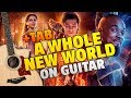 OST "Aladdin" (2019) - A Whole New World (Fingerstyle Guitar Cover With Tabs And Karaoke Lyrics)