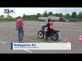 Egzamin praktyczny na motocykl: Kategoria AM, A1, A 