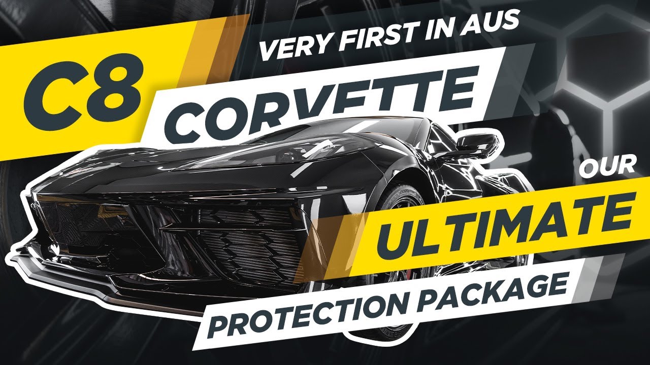 The First @Chevrolet C8 Corvette in Australia | Our Ultimate Protection Package inc PPF
