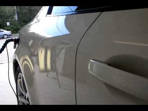 Paintless dent repair before video on Infiniti G35