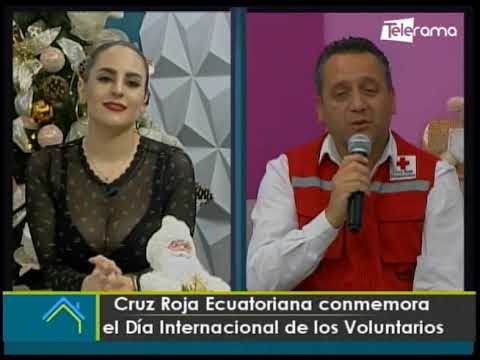 Cruz Roja Ecuatoriana conmemora el Día Internacional de los voluntarios