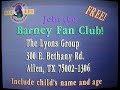 Barney fan club promo/kids edutainment video logo