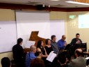 el grupo de m�sica antigua gar�imu��z, interpreta de anthony holborne; the choise. laud r�mulo vega, flautas erick hern�ndez y luis carlos hern�ndez, c�mbalo jos� pablo calvo.
ucr facultad de letras, auditorio guti�rrez mangel. costa rica 2008