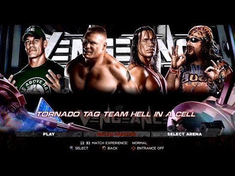 HBK, Triple H, Brock Lesnar, Batista, Umaga, Eugene, and John Cena