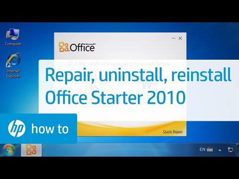 how to repair office 2010
