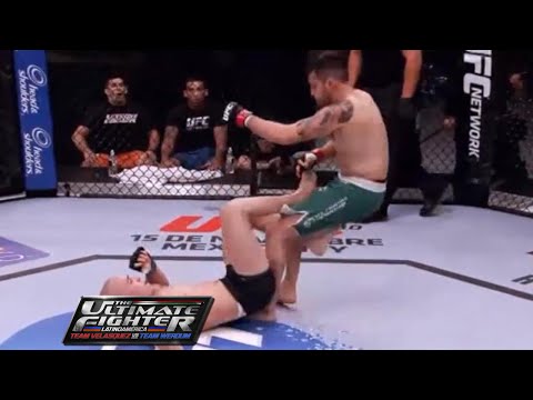 'Ultimate Fighter' Knockouts Opponent With Heel To The Forehead