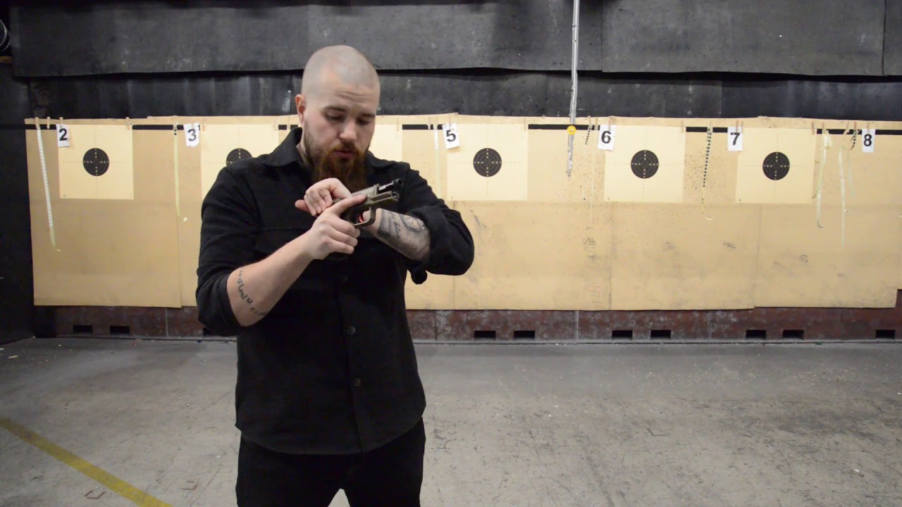 Pistoolin tyhjentäminen