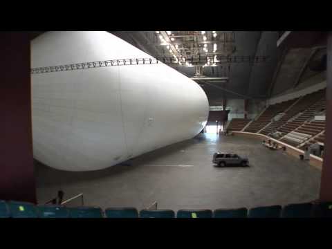 World's Largest Airship Inflated