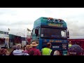 Great Dorset Steam Fair, bringing in the loco
