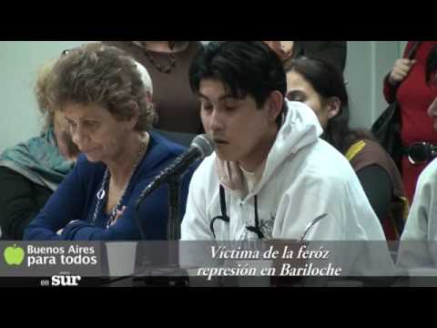 Repudiamos la represión en Bariloche 1/3