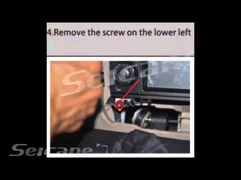 How to remove install stereo for Mercedes W169 W245 Viano Vito Sprinter W906 navigation