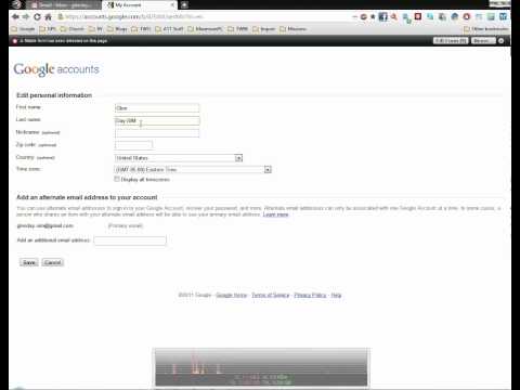 how to change gmail name