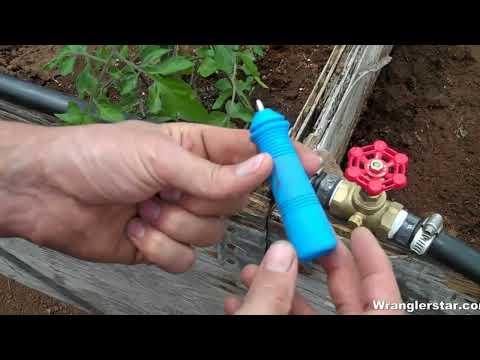 how to fertilize through a drip irrigation system
