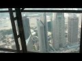 Window Washing 76 Floors up on Jinmao Tower, Shanghai China
