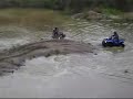 Yamaha Grizzley 700 and Kawasaki Brute Force 750 in Pits