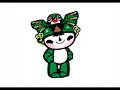 The mascots of 2008 Olympic Game