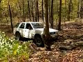 Isuzu Rodeo on the rocks