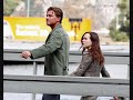 Leonardo Di Caprio & Ellen Page on the Inception movie set