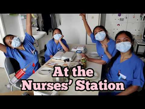 Filipina Nurse in Germany. On duty! Laban lang mga ka Negs!