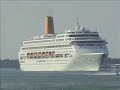 P&O Cruise Ship Oriana sailing down solent 2005