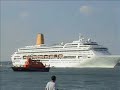 P&O Cruise Ship Oriana sailing down solent 2005