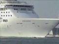 P&O Cruise Ship Oriana sailing down solent 2005