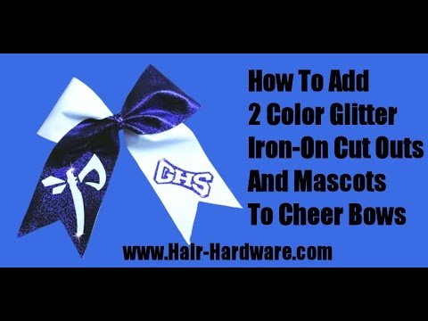 how to dye iron on letters