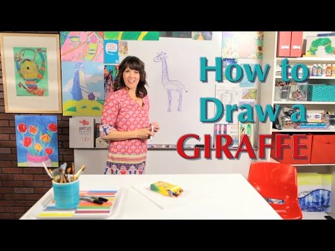 how to draw giraffe