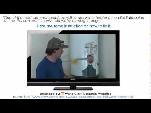 how to repair joven water heater