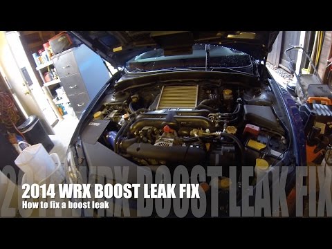 how to fix boost leak evo x