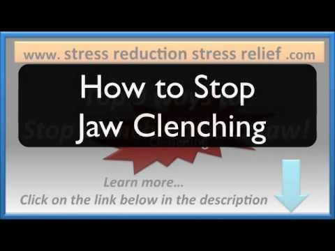 how to relieve jaw tension from stress