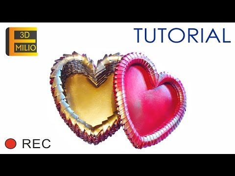 how to draw a 3d heart