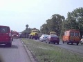 wypadek tira z systerną na krajowej 3