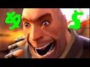 the first video on youtube that has the lines of the soldier, scout, and heavy from the team fortress 2 video, meet the sandvich that were left out of the final cut and put on valve's team fortress blog.

Music: Macy's Day Parade and Walking Contradiction by Green Day

audio files at www.teamfortress.com