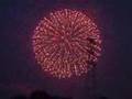 Power transmission iron tower and fireworks of Japan - 鉄塔と花火