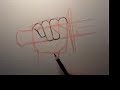 How to Draw a Hand Holding a Sword