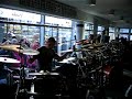Kai Hahto and Jaska Raatikainen dual drumming Kai Hahto and Jaska Raatikainen dual drumming