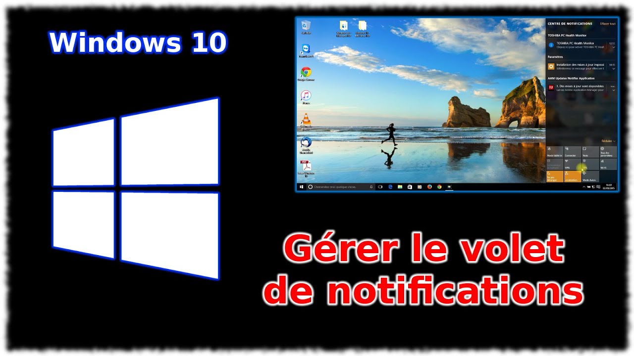 Gérer le volet de notifications