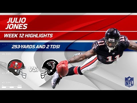 Video: Julio Jones Goes Off for 253 Yards, 12 Catches & 2 TDs! | Bucs vs. Falcons | Wk 12 Player Highlights