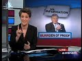 Rachel Maddow Show - Sen. Richard Burr (Lawnmower-Man-NC) dismembered