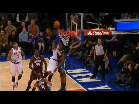 Video: Victor Oladipo DENIES Carmelo Anthony at the Rim