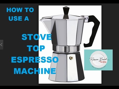 How to Use a Stove Top Espresso Machine : Bialetti Moka How to Use a Stove Top Espresso Machine : Bialetti Moka