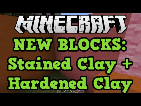 how to dye clay minecraft