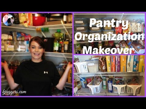 how to organize kitchen pantry